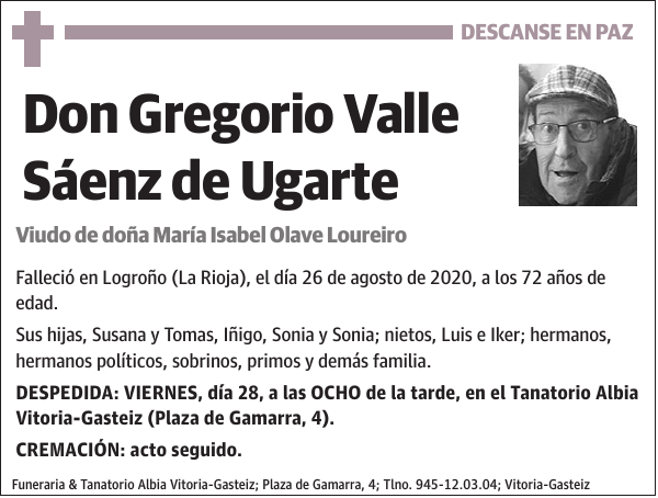 Gregorio Valle Sáenz de Ugarte