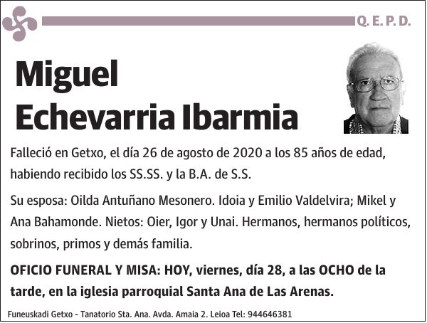 Miguel Echevarria Ibarmia