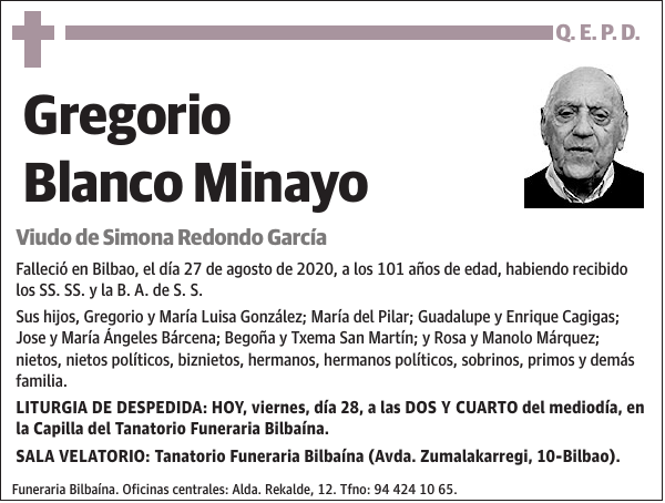 Gregorio Blanco Minayo