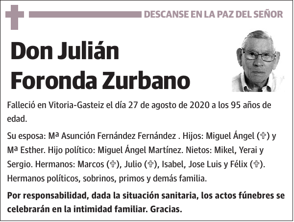 Julián Foronda Zurbano