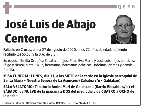 José Luis de Abajo Centeno