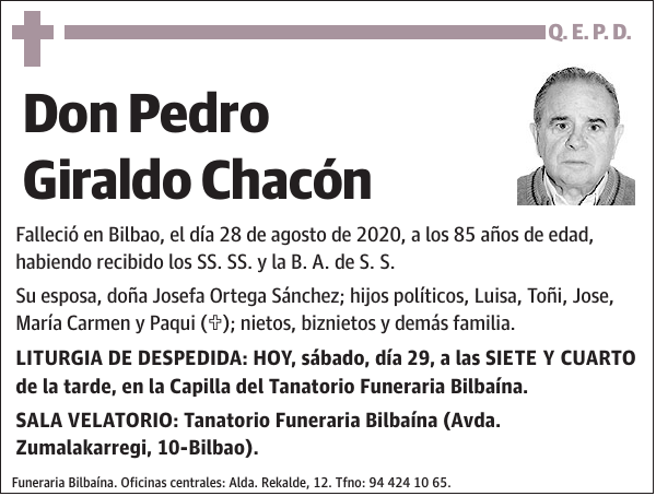 Pedro Giraldo Chacón