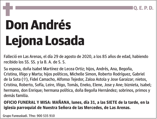 Andrés Lejona Losada