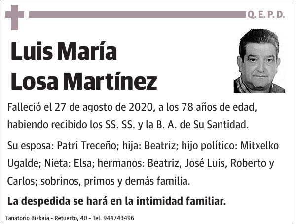 Luis María Losa Martínez