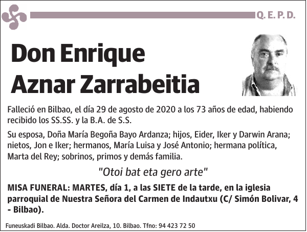 Enrique Aznar Zarrabeitia