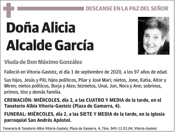 Alicia Alcalde García