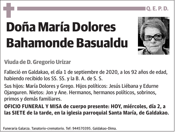 María Dolores Bahamonde Basualdu