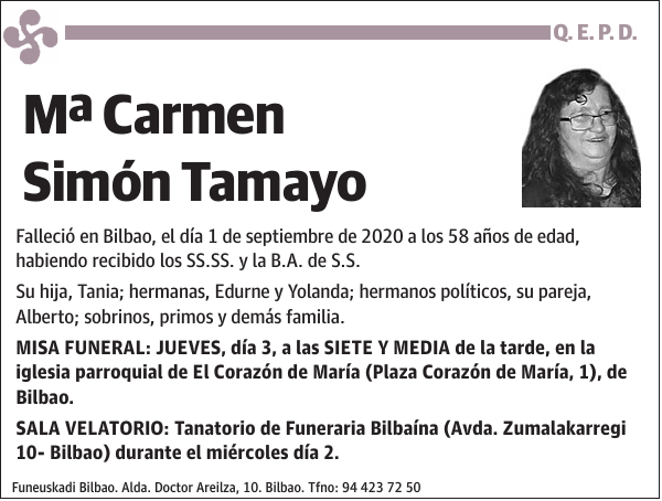 Mª Carmen Simón Tamayo