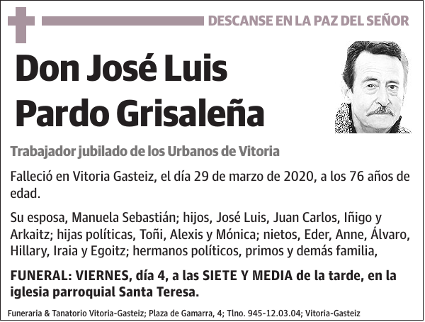 José Luis Pardo Grisaleña