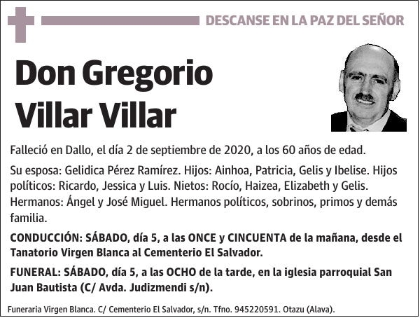 Gregorio Villar Villar