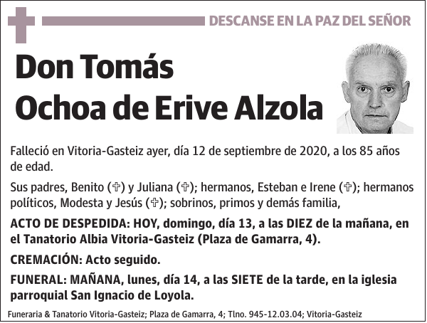 Tomás Ochoa de Erive Alzola