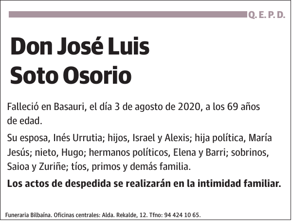 José Luis Soto Osorio