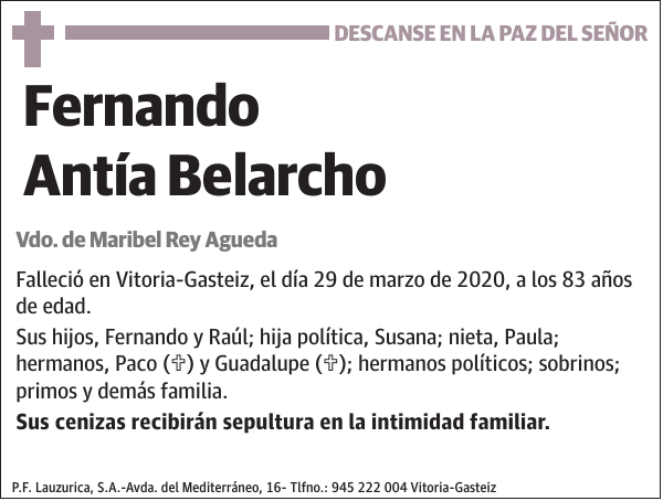 Fernando Antía Belarcho