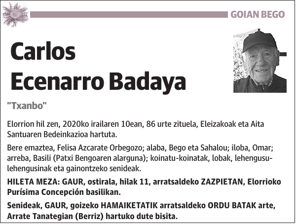 Carlos Ecenarro Badaya