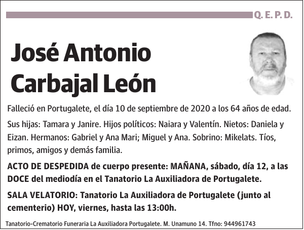 José Antonio Carbajal León