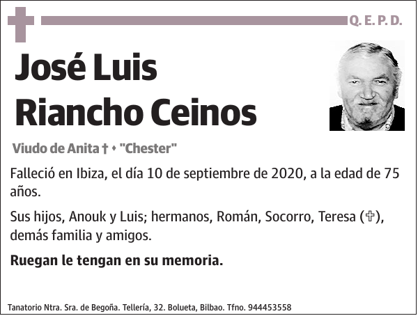 José Luis Riancho Ceinos