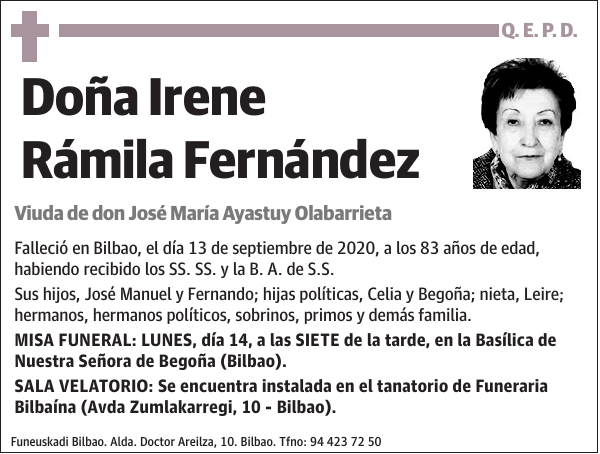 Irene Rámila Fernández