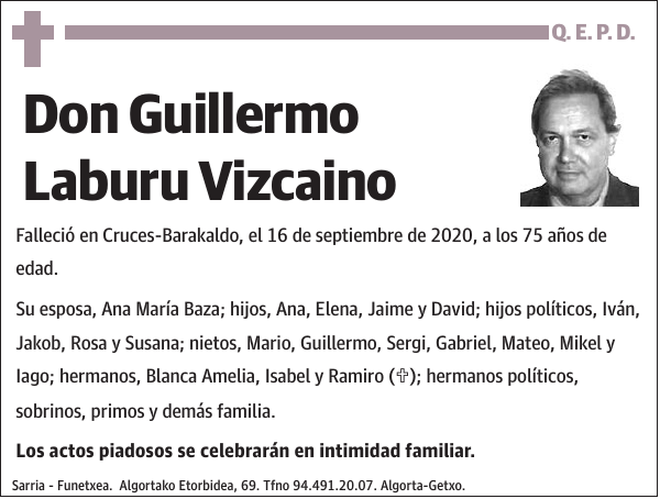 Guillermo Laburu Vizcaino