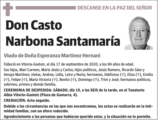 Casto Narbona Santamaría