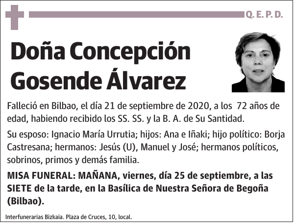 Concepción Gosende Álvarez