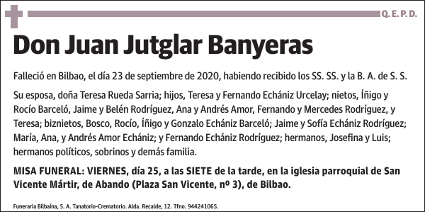 Juan Jutglar Banyeras