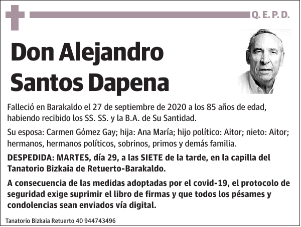 Alejandro Santos Dapena