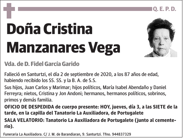 Cristina Manzanares Vega