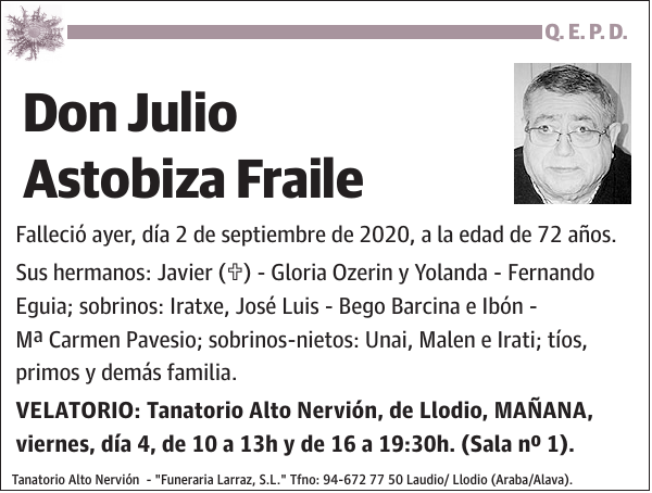 Julio Astobiza Fraile