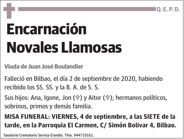 Encarnación Novales Llamosas