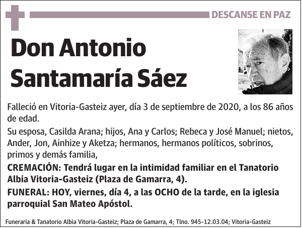 Antonio Santamaría Sáez