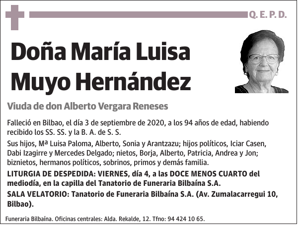 María Luisa Muyo Hernández