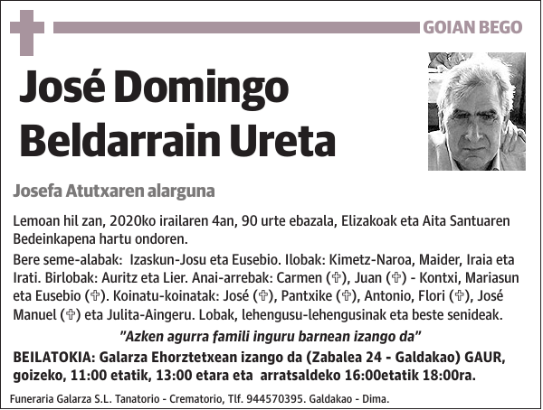 José Domingo Beldarrain Ureta