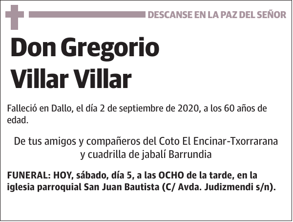 Gregorio Villar Villar