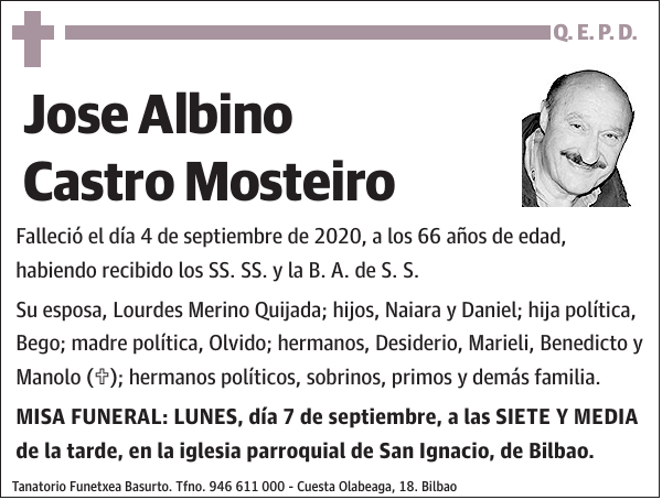 Jose Albino Castro Mosteiro