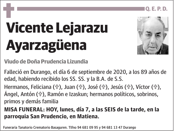 Vicente Lejarazu Ayarzagüena