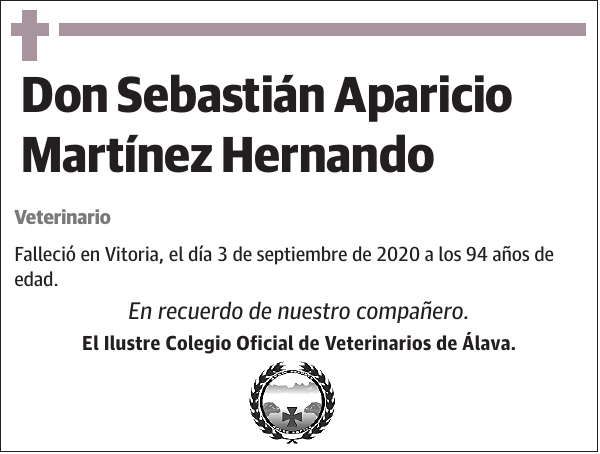 Sebastián Aparicio Martínez Hernando