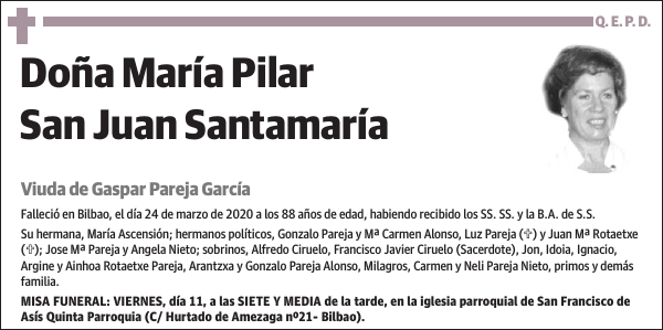 María Pilar San Juan Santamaría