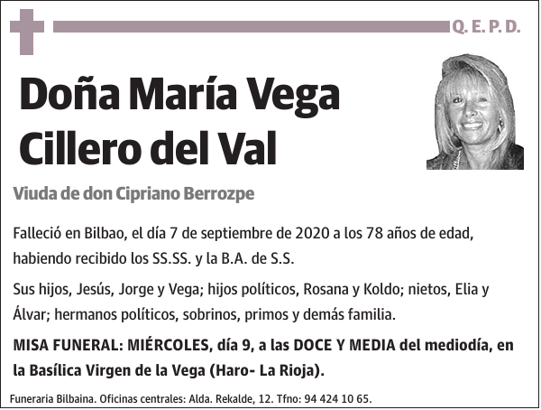 María Vega Cillero del Val