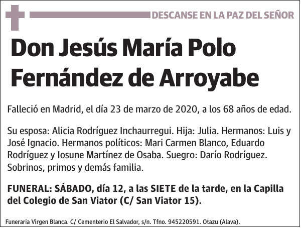 Jesús María Polo Fernández de Arroyabe