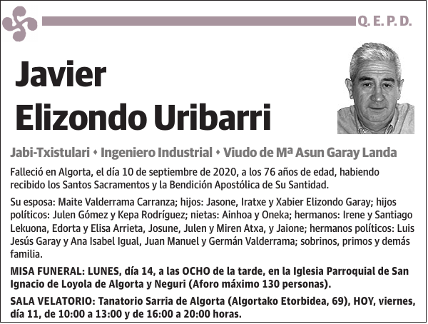 Javier Elizondo Uribarri