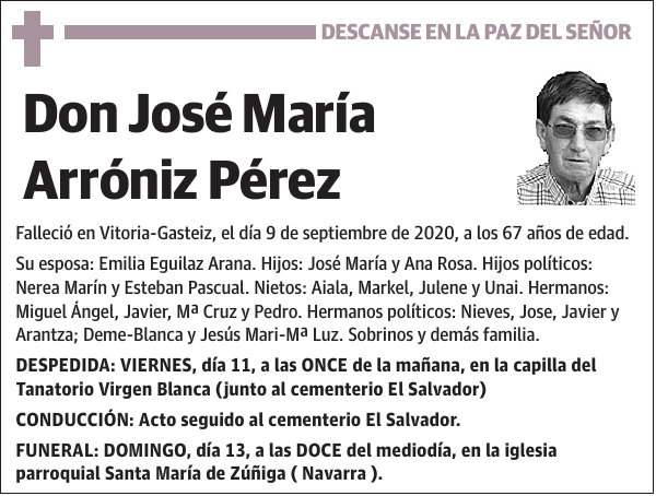 José María Arróniz Pérez