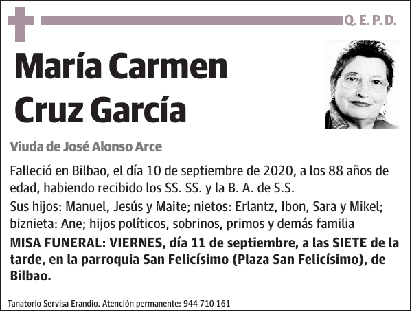 María Carmen Cruz García