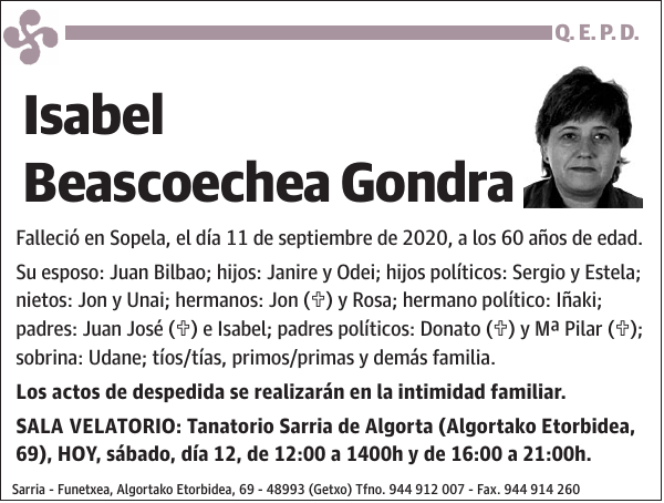 Isabel Beascoechea Gondra