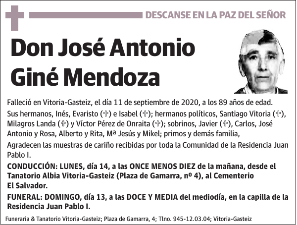 José Antonio Giné Mendoza