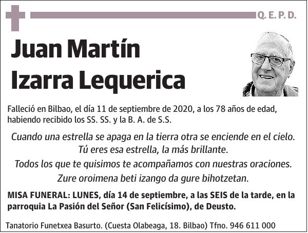 Juan Martín Izarra Lequerica