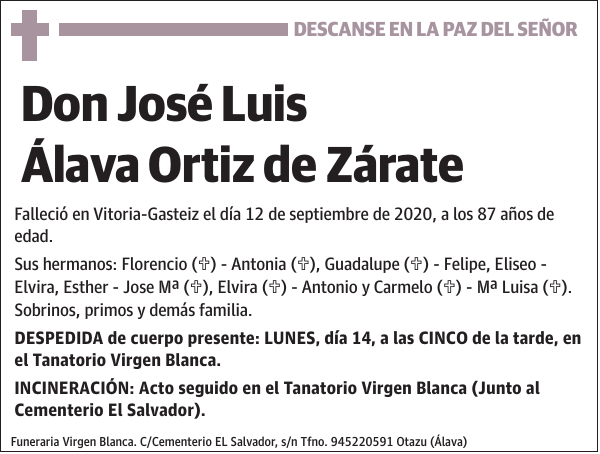 José Luis Álava Ortiz de Zárate