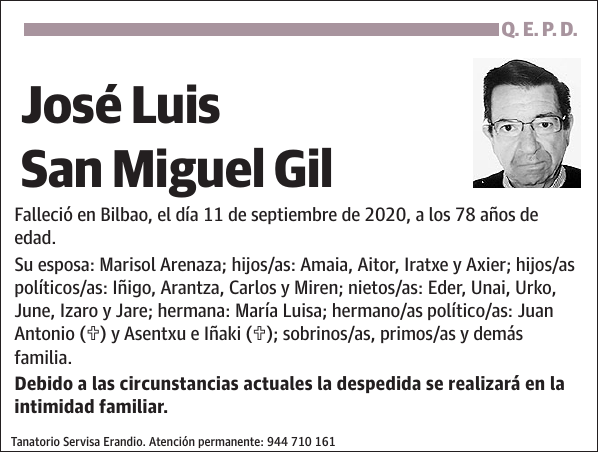 José Luis San Miguel Gil