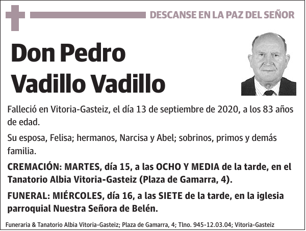 Pedro Vadillo Vadillo