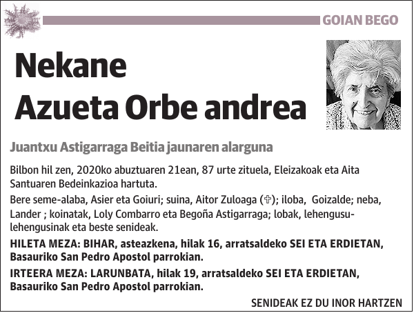 Nekane Azueta Orbe