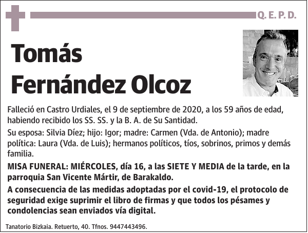 Tomás Fernández Olcoz